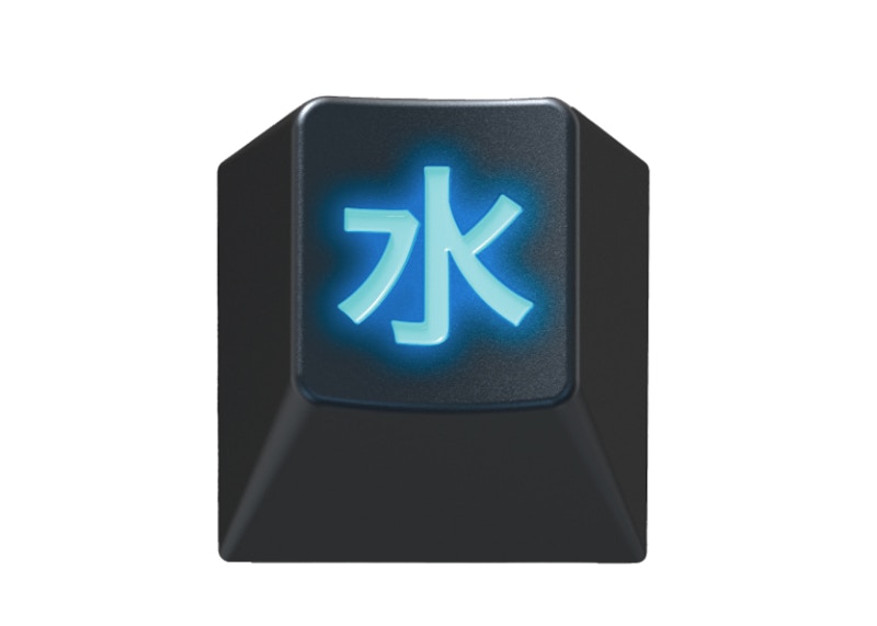 RAMA WORKS X GMK Mizu Keycap Navy