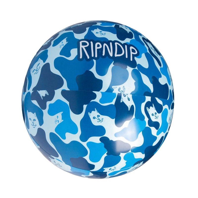 RIPNDIP Camo Beach Ball Blue