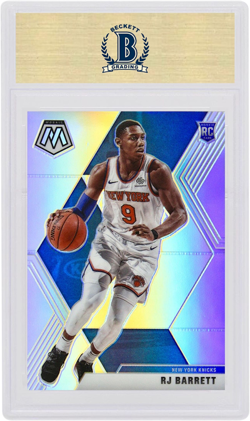 RJ Barrett 2019 Panini Mosaic Rookie Silver #229 (PSA or BGS Graded)