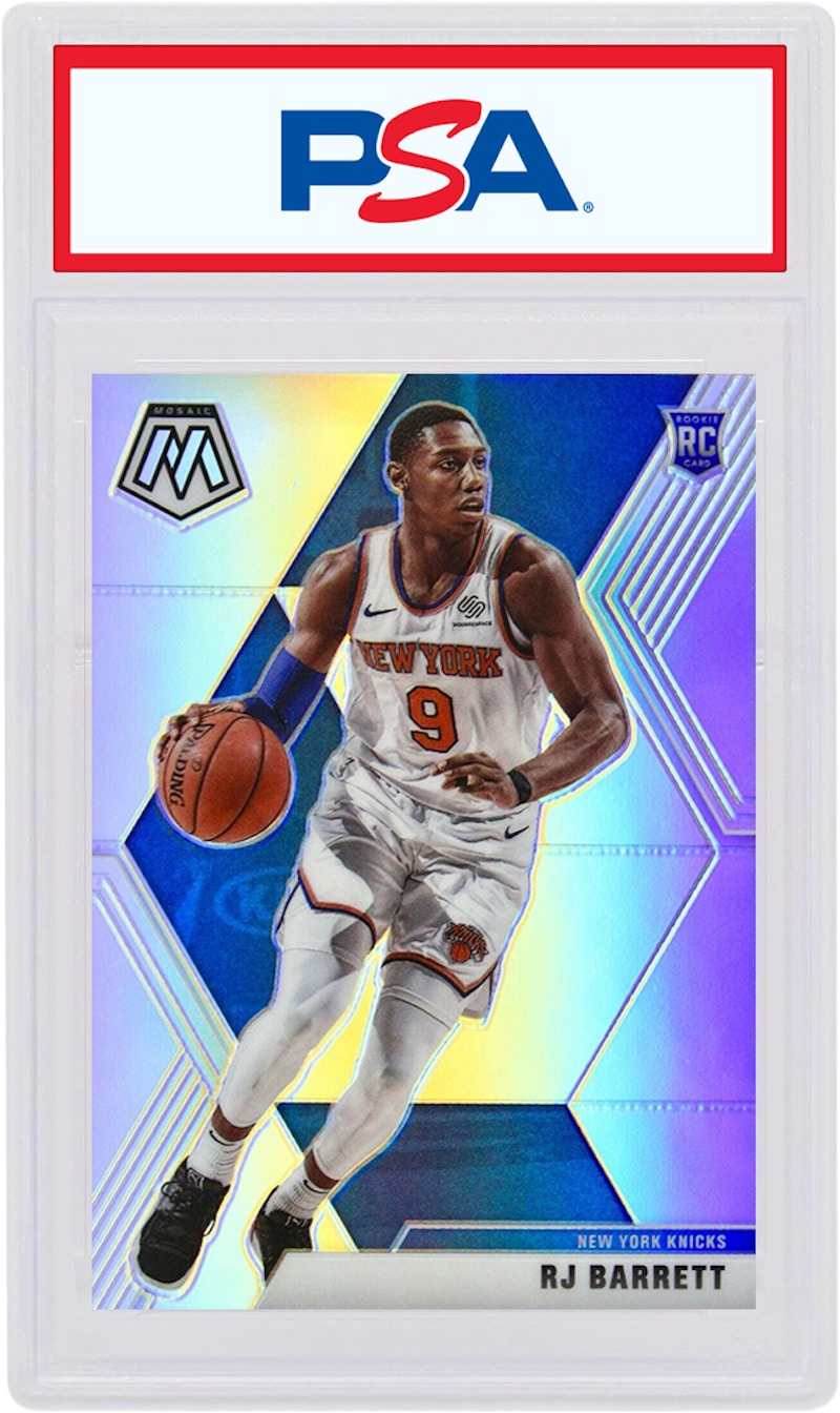 RJ Barrett 2019 Panini Mosaic Rookie Silver #229 (PSA or BGS Graded)