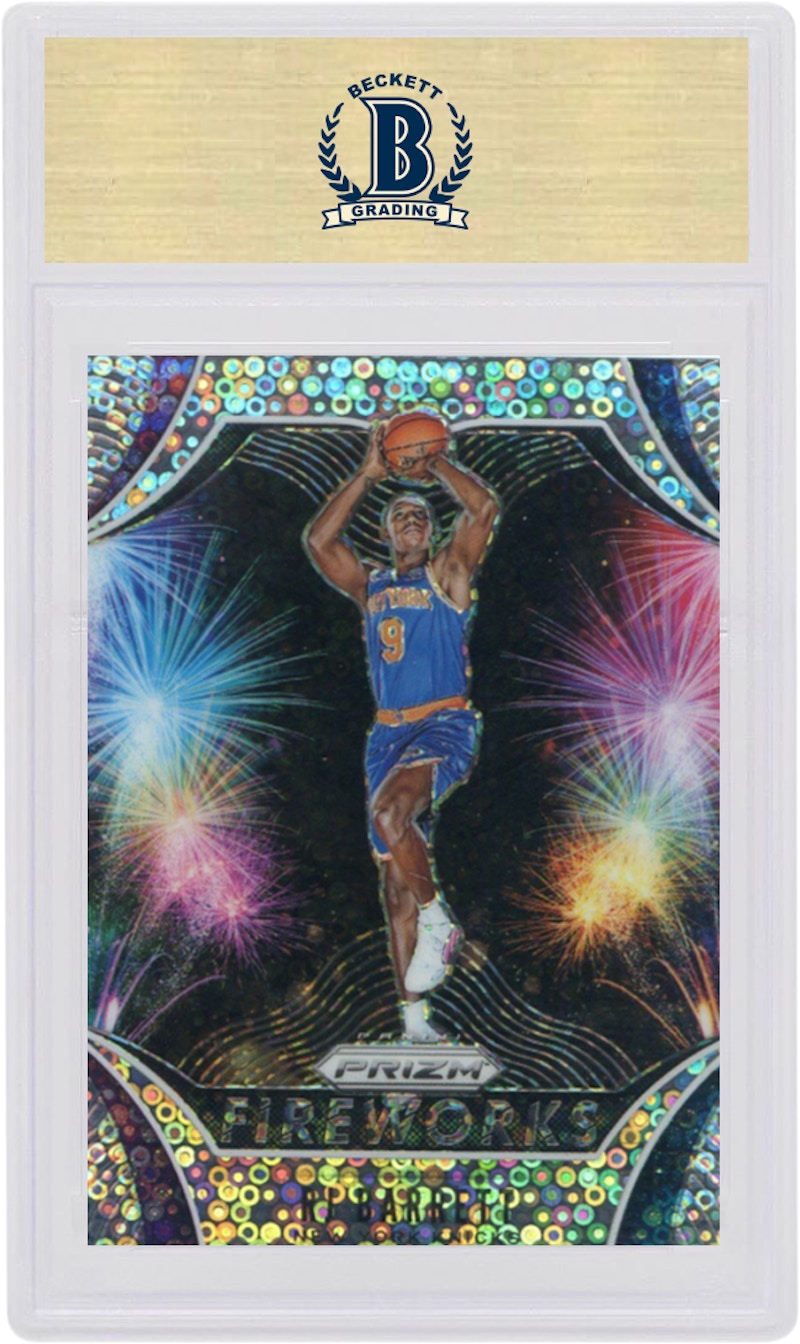RJ Barrett 2019 Panini Prizm Fireworks Rookie Fast Break #27 (PSA or BGS Graded)