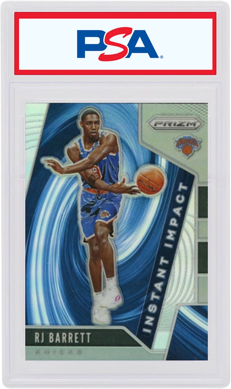 RJ Barrett 2019 Panini Prizm Instant Impact Rookie Silver #22 (PSA or BGS Graded)
