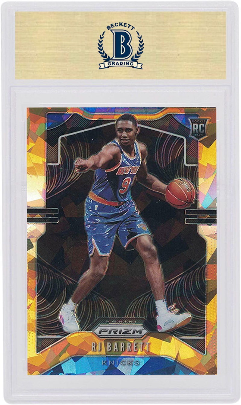 RJ Barrett 2019 Panini Prizm Rookie Orange Ice #250 (PSA or BGS Graded)