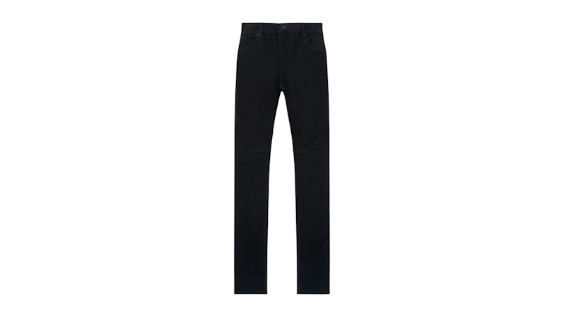 RtA Bryant Flocked Jeans Black