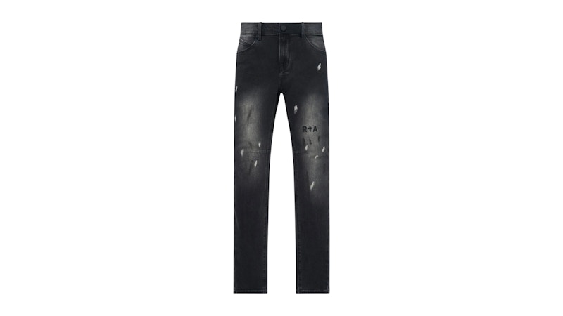 RtA Bryant Inkstone Paint Jeans Black