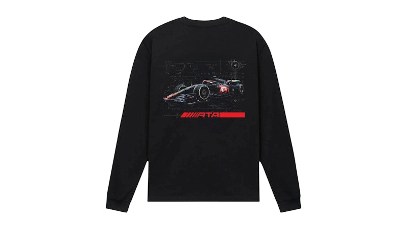 RtA Lawrence Formula Car L/S Tee Black