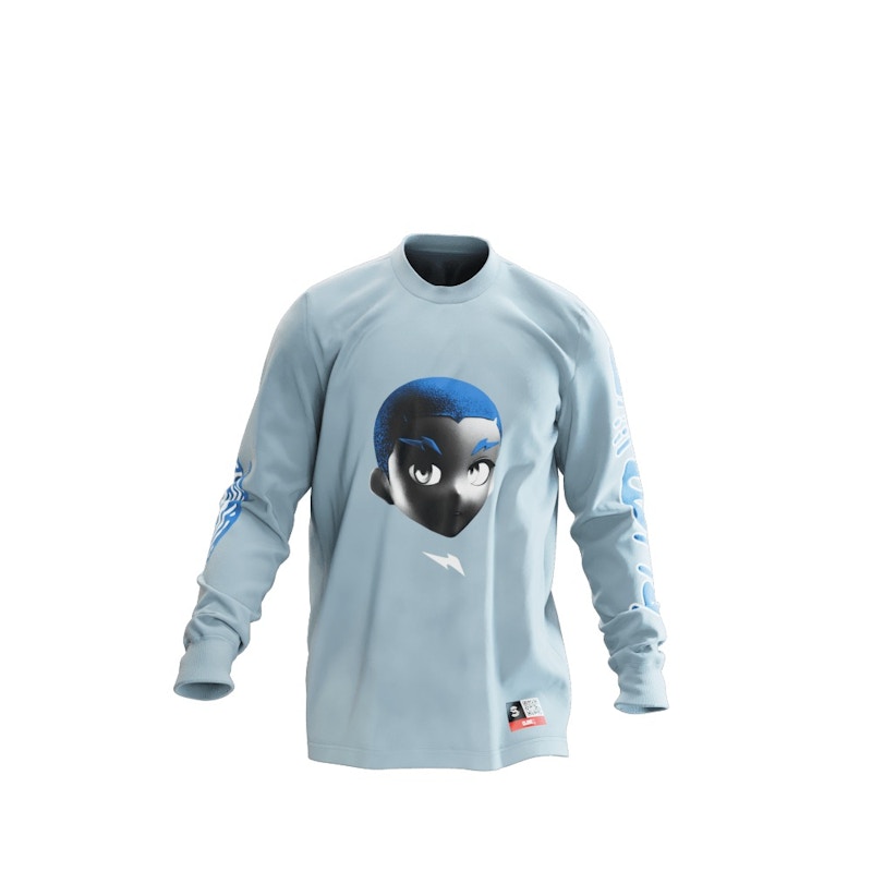 RTFKT CloneX Human L/S T-shirt Light Blue