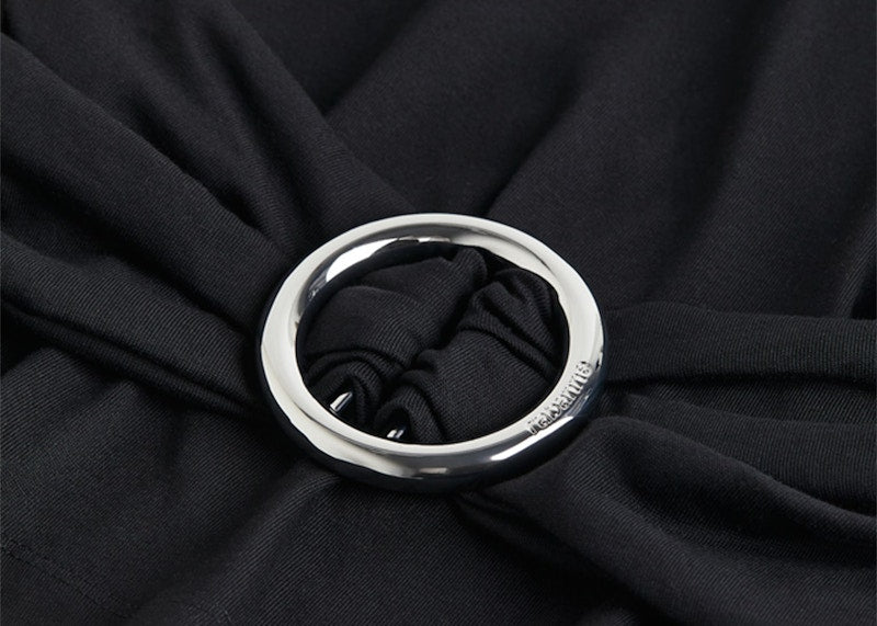 Rabanne H&M Buckle-Detail T-Shirt Black