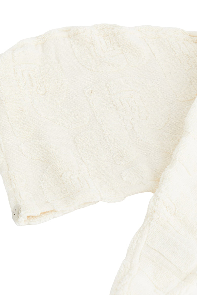 Rabanne H&M Cotton Hair Turban Beige