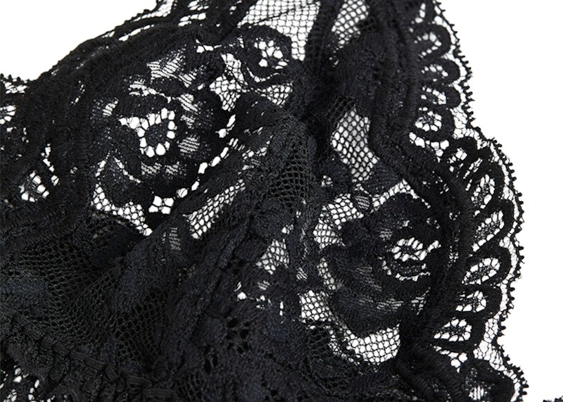Rabanne H&M Lace Bralette Black