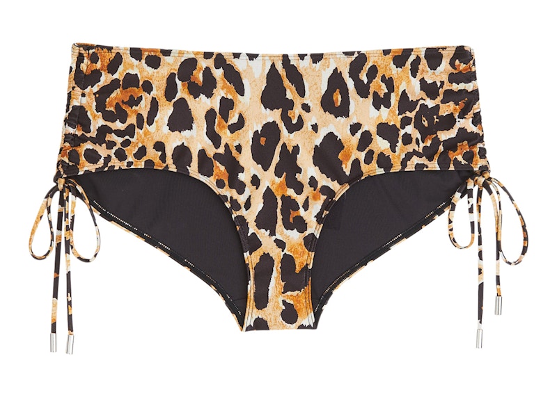 Rabanne H&M Leopard-Print Bikini Bottoms Leopard-Print