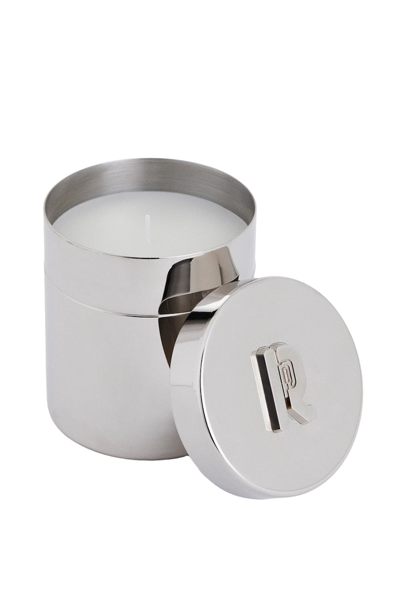 Rabanne H&M Scented Candle In Stainless Steel Container Silver