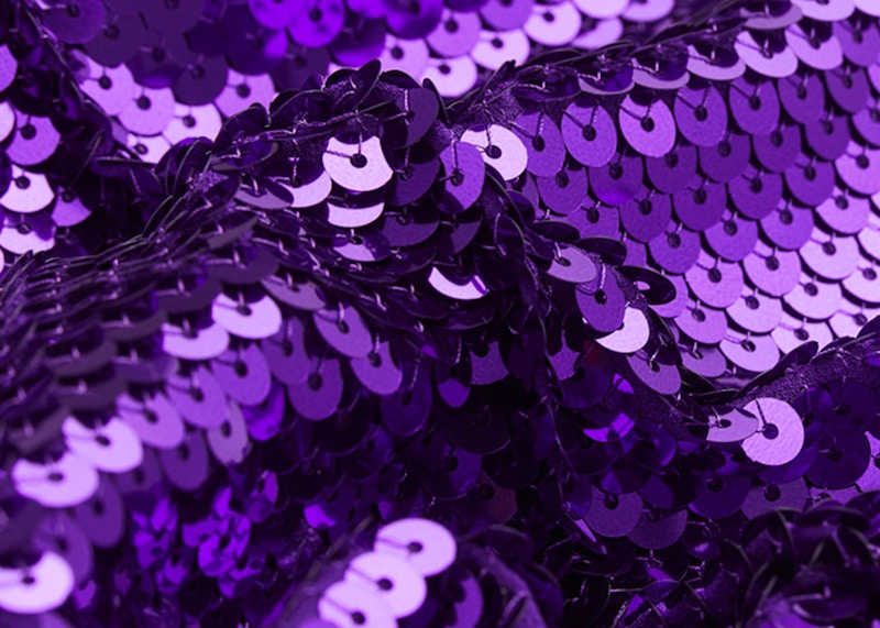 Rabanne H&M Sequined Pants Purple