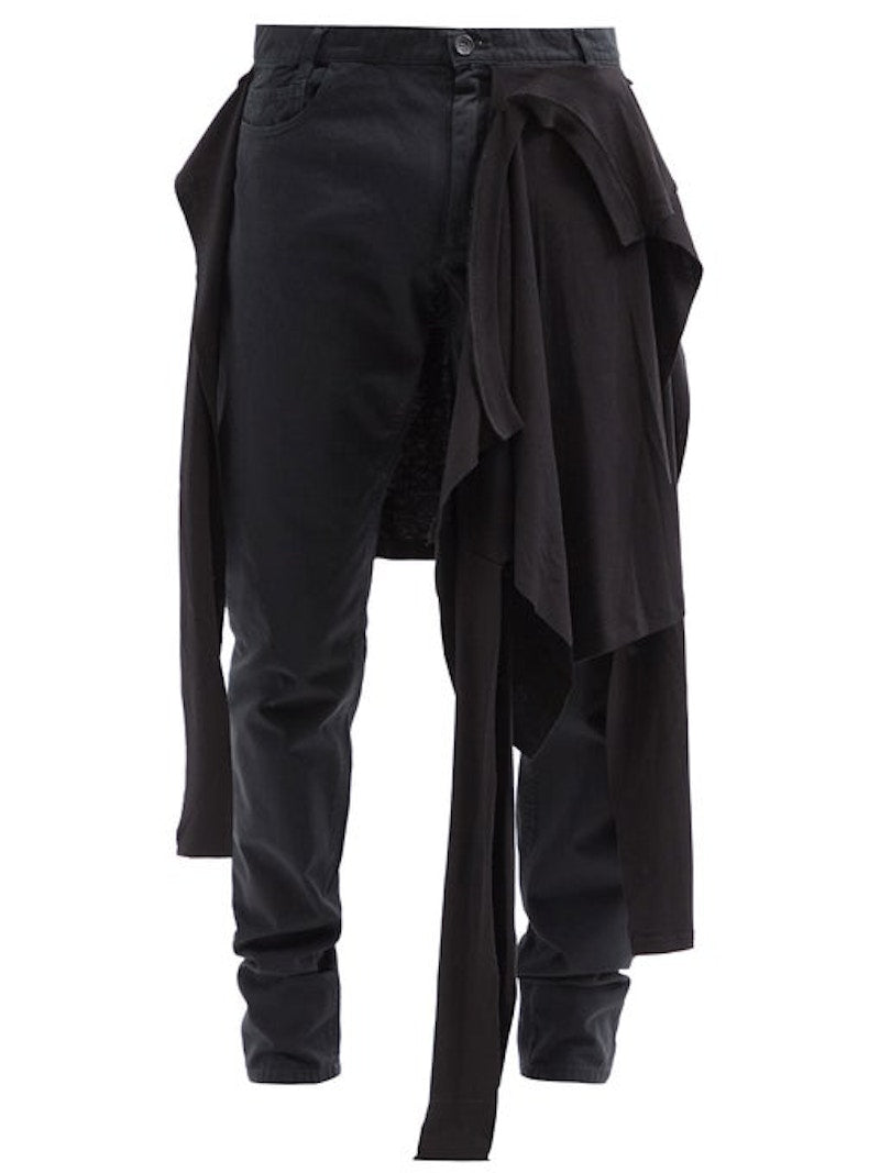 Raf Simons Archive Redux AW04 T-Shirt Layered Slim Leg Jeans Black