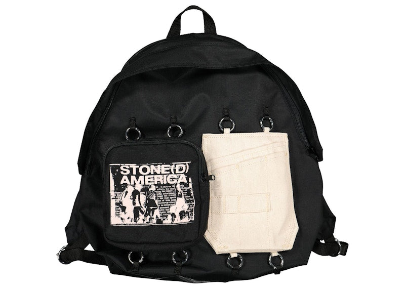 Raf Simons x Eastpak Padded Doubl'r Backpack Black/Beige