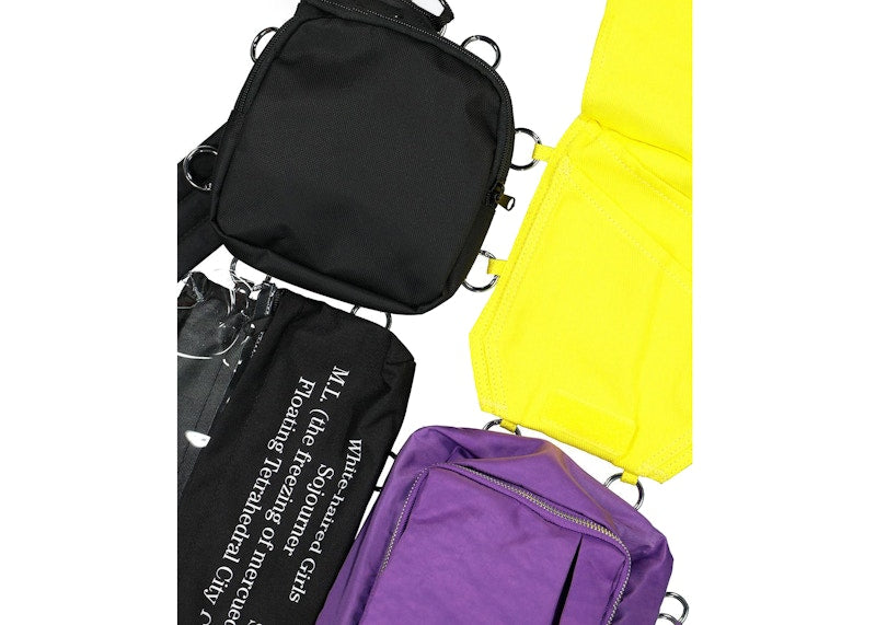 Raf Simons x Eastpak Pocketbag Loop Black/Yellow/Purple