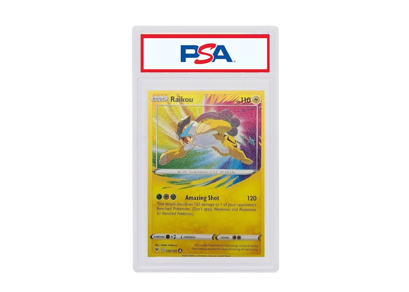 Raikou 2020 Pokémon Sword & Shield Vivid Voltage Amazing Rare #050/185 (PSA or BGS Graded)
