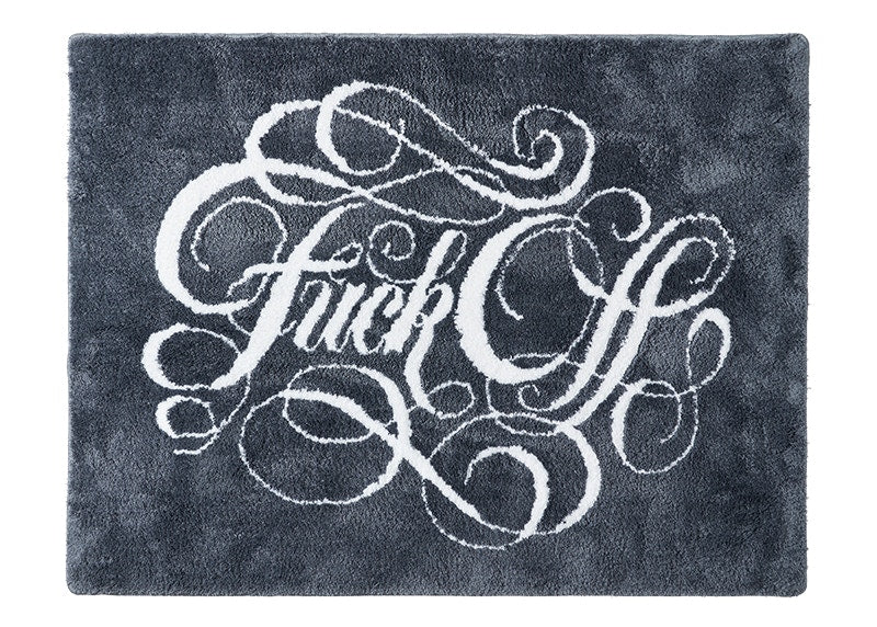 Raised By Wolves FUCK OFF SPOT RUG