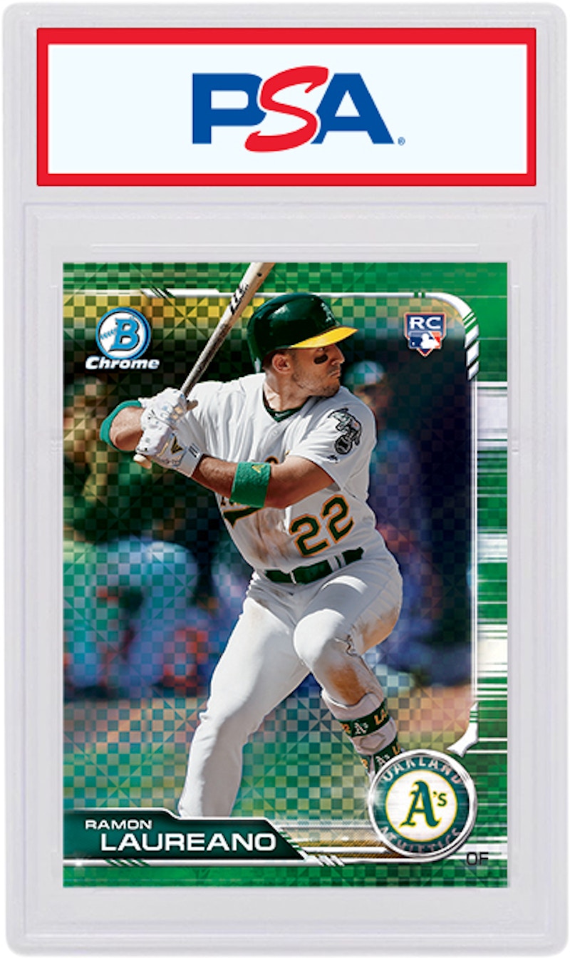 Ramon Laureano 2019 Bowman Chrome X Rookie Green X-Fractor /31 #67 (PSA or BGS Graded)