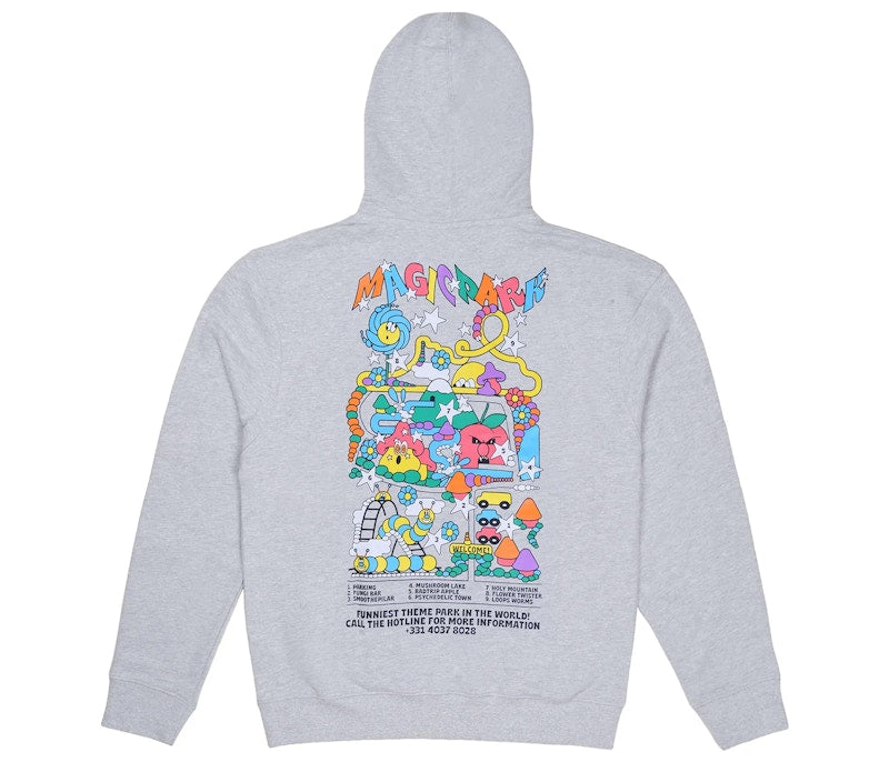 Rave Skateboards Magic Park Studio Jimbo Hoodie Sport Grey