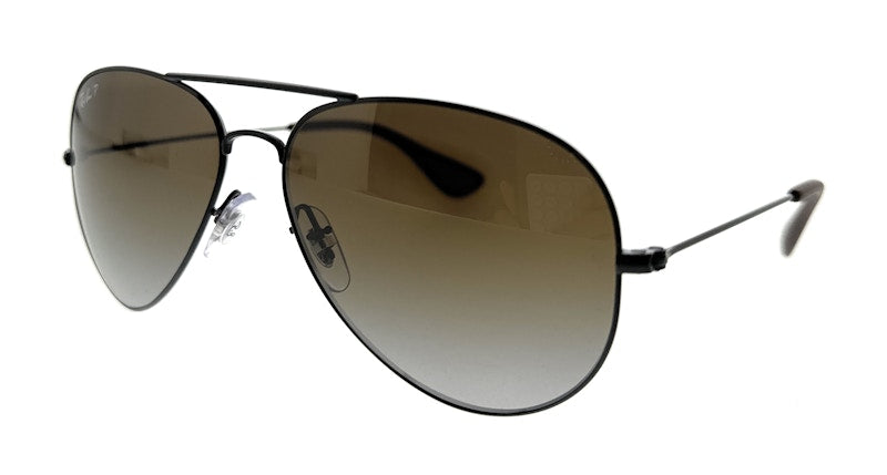 Ray-Ban Aviator Sunglasses Black (0RB3558 002/T5)