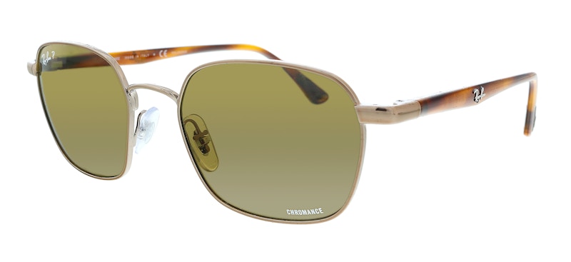 Ray-Ban Aviator Sunglasses Light Brown (0RB3664CH 121/BB)