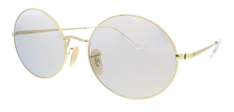 Ray-Ban Aviator Sunglasses Polished Shiny Gold (0RB1970 001/B3 Arista Evolve)