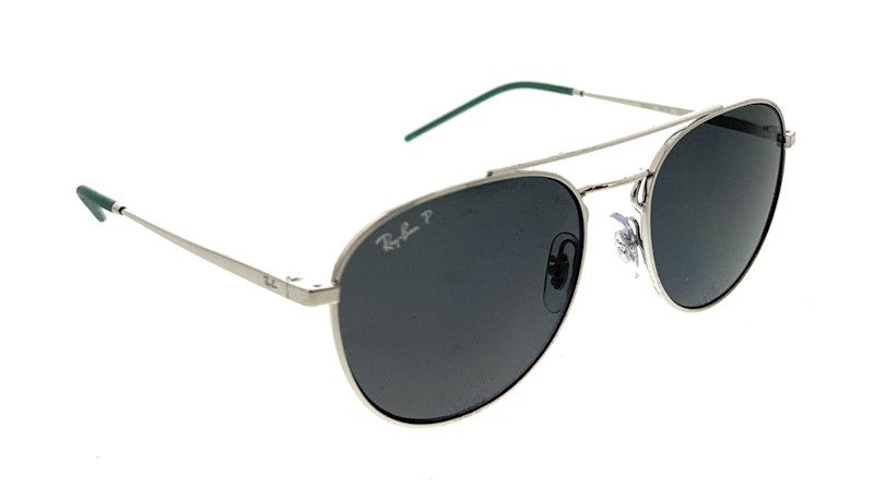 Ray-Ban Aviator Sunglasses Polished Silver (0RB3589 925181)