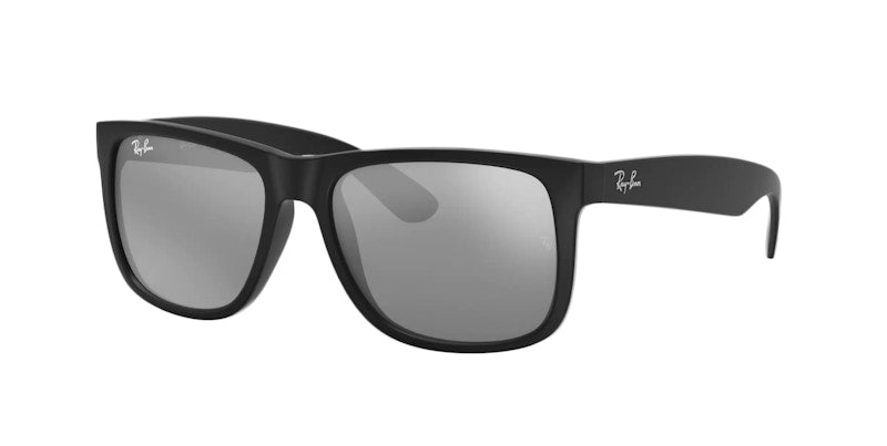 Ray-Ban Justin Color Mix Low Bridge Fit Sunglasses Black/Grey Mirror