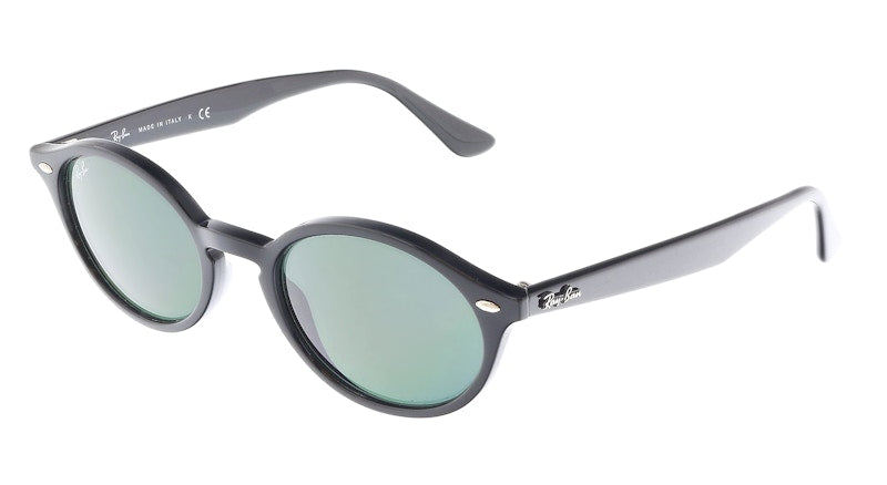 Ray-Ban Oval Sunglasses Gloss Black (0RB4315 601/71)