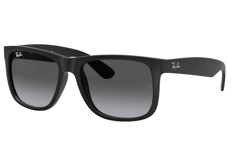 Ray-Ban The Justin Sunglasses Black/Grey Gradient (RB4165)