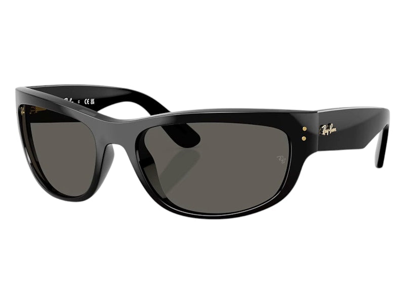 Ray-Ban x A$AP Rocky Mega Balorama Blacked Out Collection Sunglasses Black Dark Grey (RB2289 6826J5 63-19)