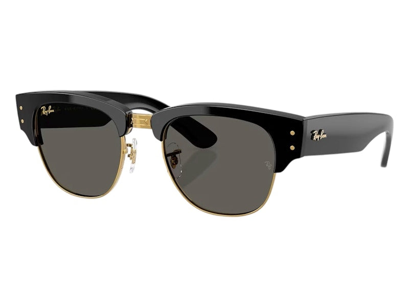 Ray-Ban x A$AP Rocky Mega Clubmaster Blacked Out Collection Sunglasses Black Dark Grey (RB0316S 6826J5 53-21)
