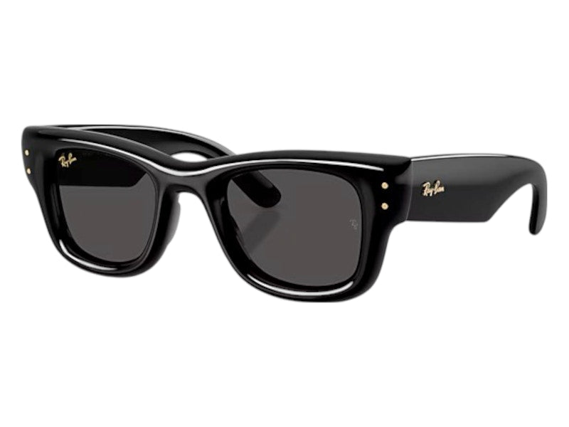 Ray-Ban x A$AP Rocky Wayfarer Puffer Sunglasses Polished Black Ultra Black (RB4940)