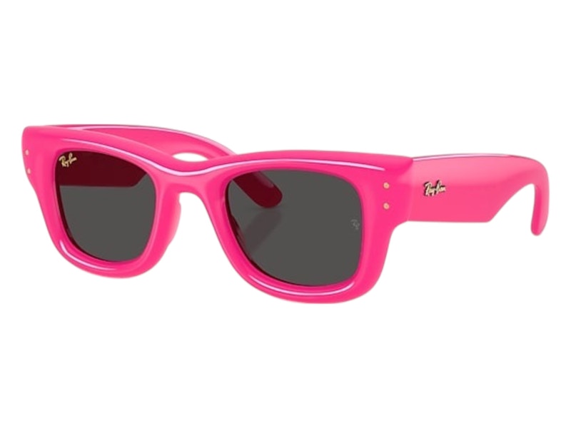 Ray-Ban x A$AP Rocky Wayfarer Puffer Sunglasses Polished Fucsia Ultra Black (RB4940)