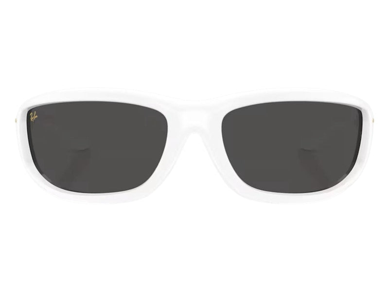 Ray-Ban x A$AP Ultra Wrap 003 Next Generation Collection Sunglasses Polished White Ultra Black (RB4941 671/87 86-20)