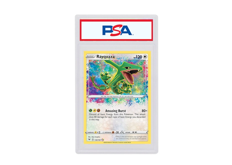 Rayquaza 2020 Pokémon Sword & Shield Vivid Voltage Amazing Rare #138/185 (PSA or BGS Graded)