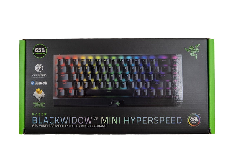 Razer BlackWidow V3 Mini Hyperspeed 65% Wireless Gaming Keyboard RZ03-03890200-R3U1 Black