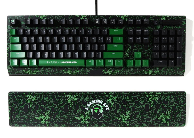 Razer x BAPE Neon Camo BlackWidow V3 Green Keyboard (US) RZ03-03543000-R3M1