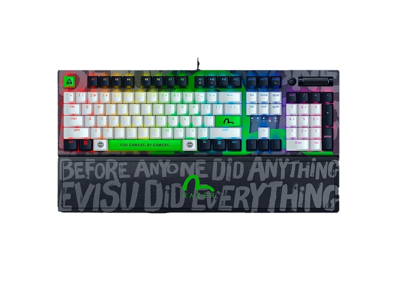 Razer x EVISU BlackWidow V3 (Green Switch) Mechanical Gaming Wired Keyboard RZ03-03543200-R3M1