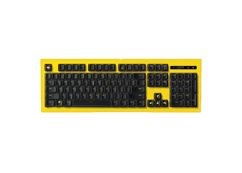 Razer x Pokémon Pikachu Limited Edition Backlit Keyboard RZ03-02043700-R3D1 Yellow