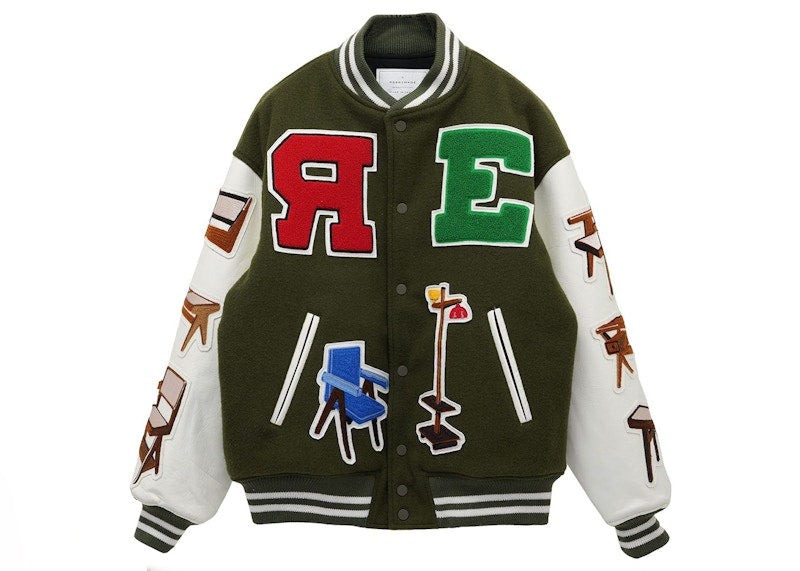 READYMADE Chair Stadium Jacket Khaki