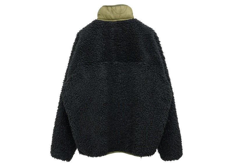 READYMADE Teddy Jacket Black Khaki