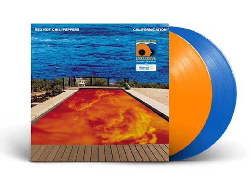 Red Hot Chili Peppers Californication Walmart Exclusive 2XLP Vinyl Orange/Blue