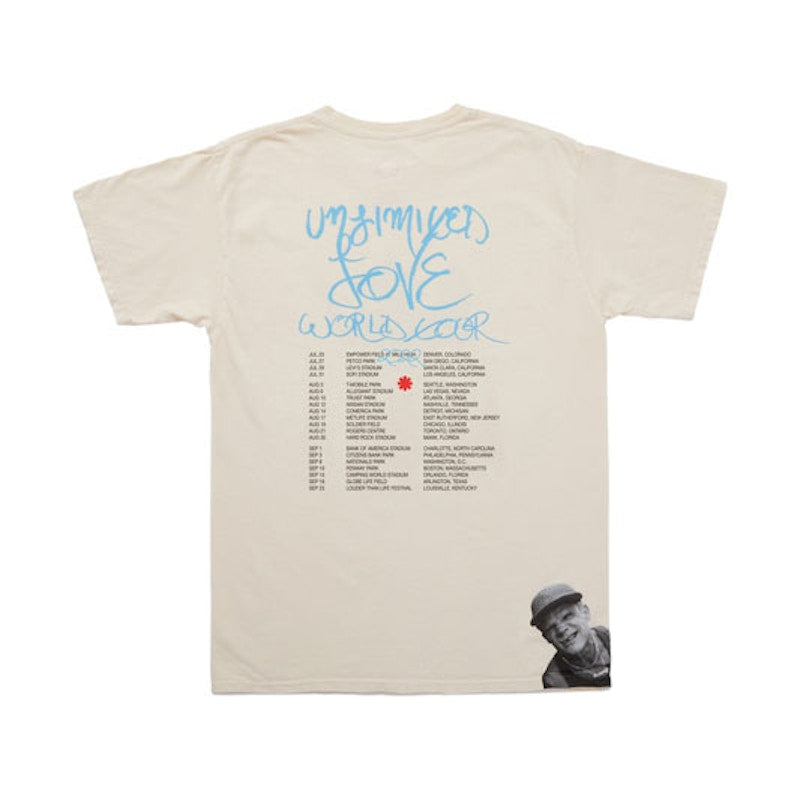 Red Hot Chili Peppers Unlimited Love T-shirt Natural