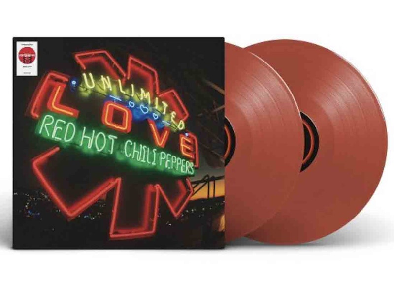 Red Hot Chili Peppers Unlimited Love Target Exclusive 2XLP Vinyl Apple Red