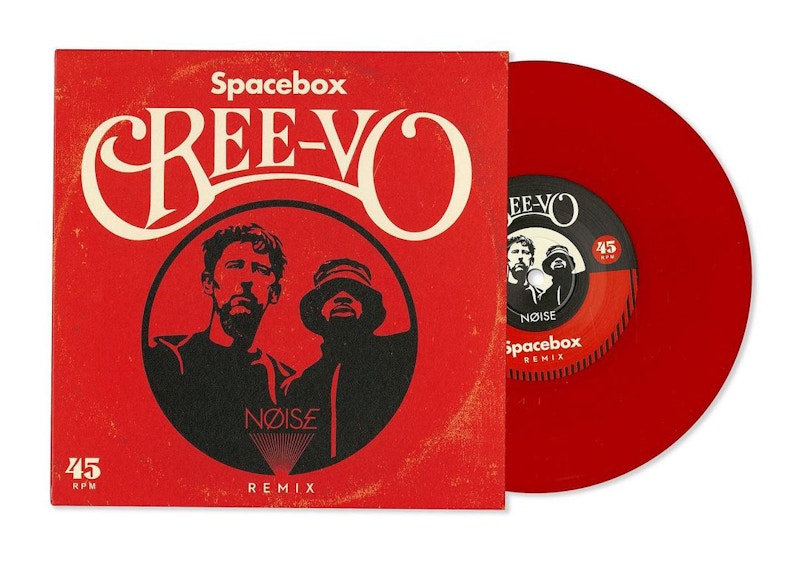 Ree-Vo Shepard Fairy Spacebox Noise Remix Vinyl Red