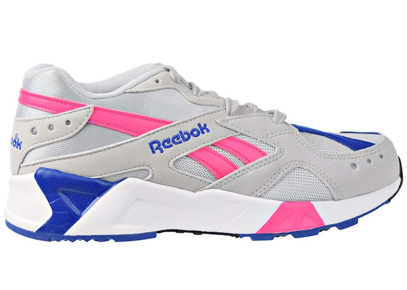 Reebok Aztrek Grey Acid Pink Royal White