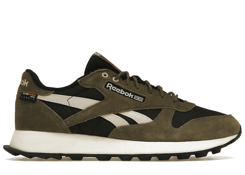 Reebok Classic Leather Cordura Black Army Green