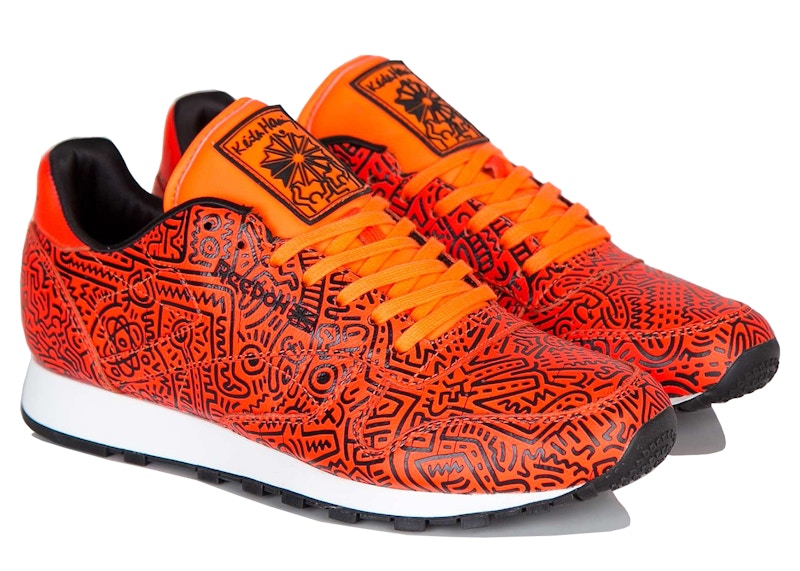 Reebok Classic Leather Lux Keith Haring Neon Sign